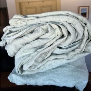 Dazed but amazed linen queen duvet